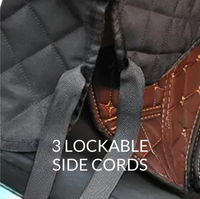 Waterproof Dog Car Seat Cover - PawShield-Black-With middle zipper-State of Style