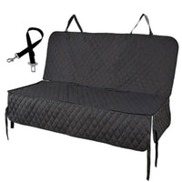 Waterproof Dog Car Seat Cover - PawShield-Black-With middle zipper-State of Style