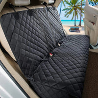 Waterproof Dog Car Seat Cover - PawShield-Black-With middle zipper-State of Style