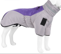 Waterproof Dog Coat - WeatherPaws-Grey-Purple-XL-State of Style