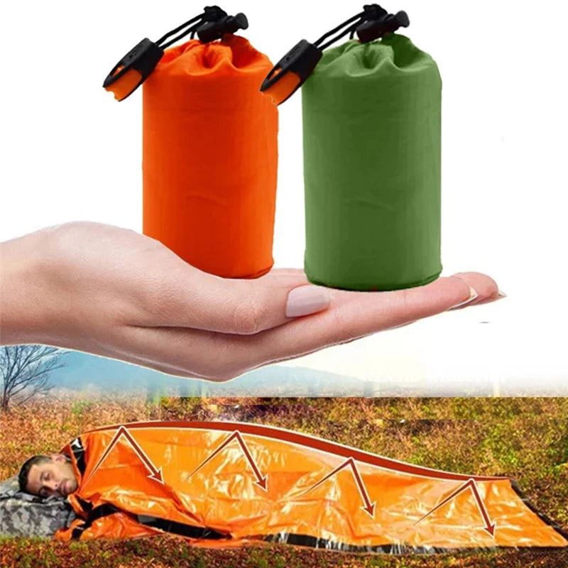 Waterproof Emergency Sleeping Bag - SurvivalShield Bivy-Orange-State of Style