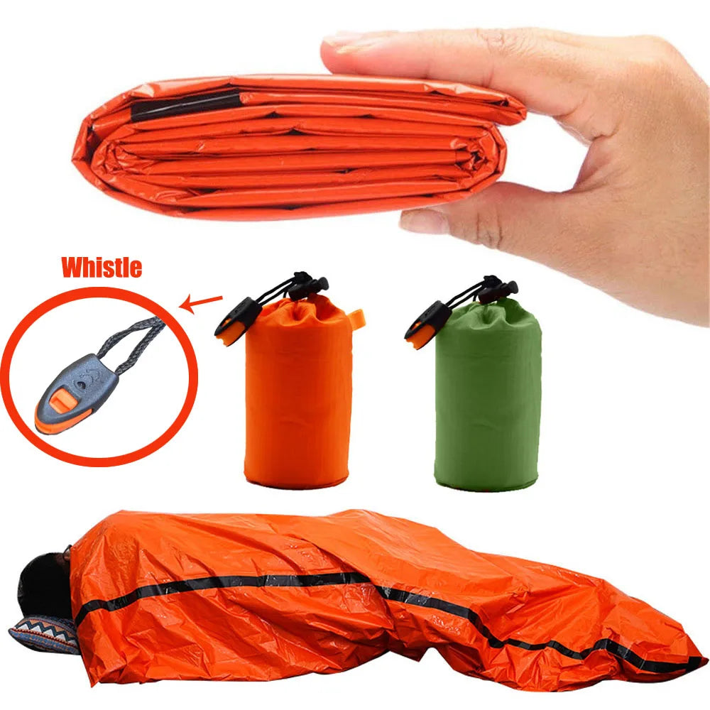 Waterproof Emergency Sleeping Bag - SurvivalShield Bivy-Orange-State of Style