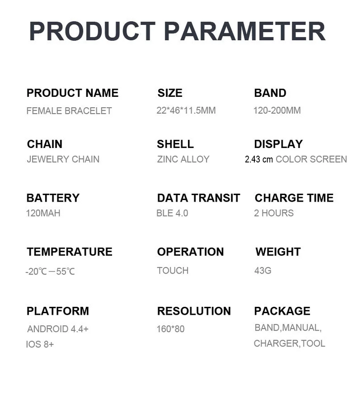 Waterproof Fitness Tracker - FitStyle-Gold-State of Style