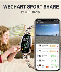 Waterproof Fitness Tracker - FitStyle-Gold-State of Style