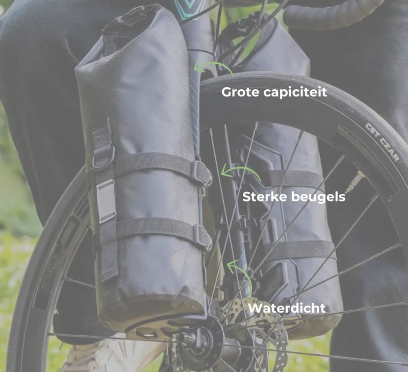 Waterproof Front Fork Bike Bags - AdventurePacks-5L-State of Style