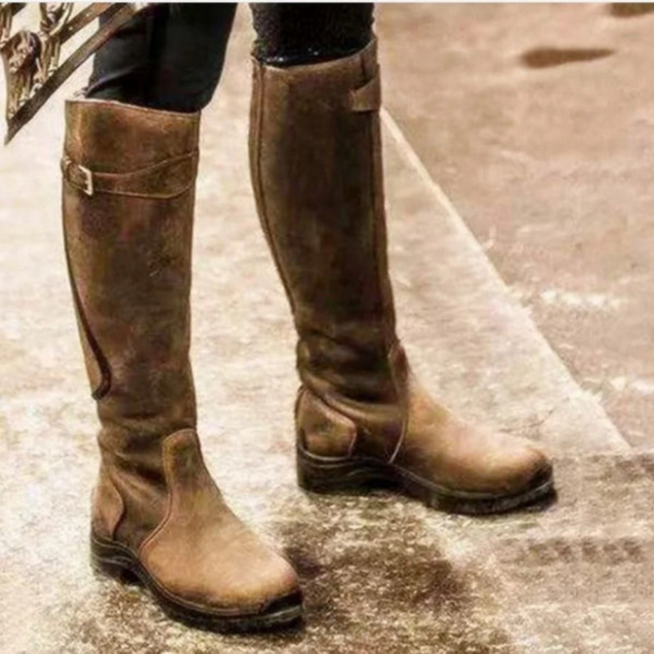 Waterproof High Heel Women’s Boots - Aurora-Brown-4-State of Style