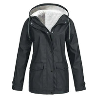 Waterproof Ladies Rain Jacket - Skye-Black-S-State of Style