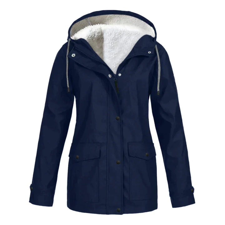 Waterproof Ladies Rain Jacket - Skye-Blue-S-State of Style