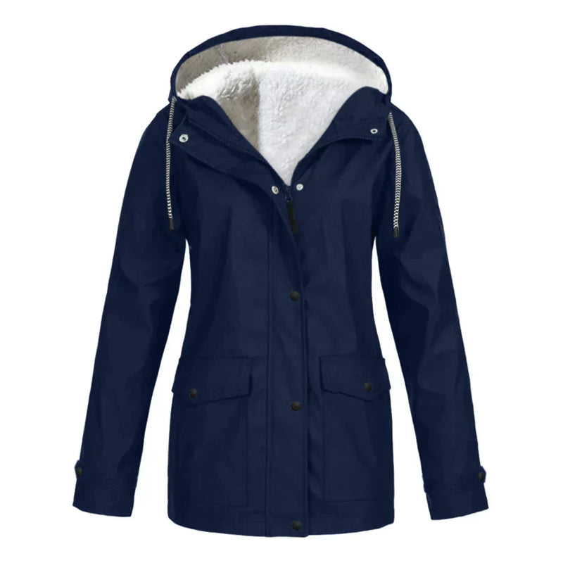 Waterproof Ladies Rain Jacket - Skye-Blue-S-State of Style