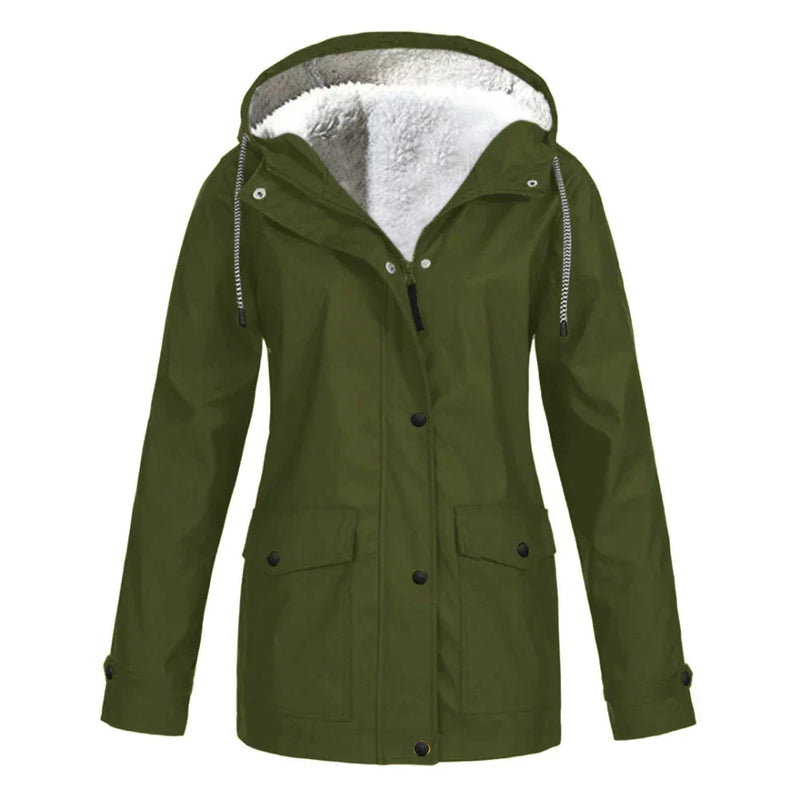 Waterproof Ladies Rain Jacket - Skye-Green-S-State of Style