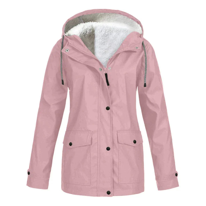 Waterproof Ladies Rain Jacket - Skye-Pink-S-State of Style