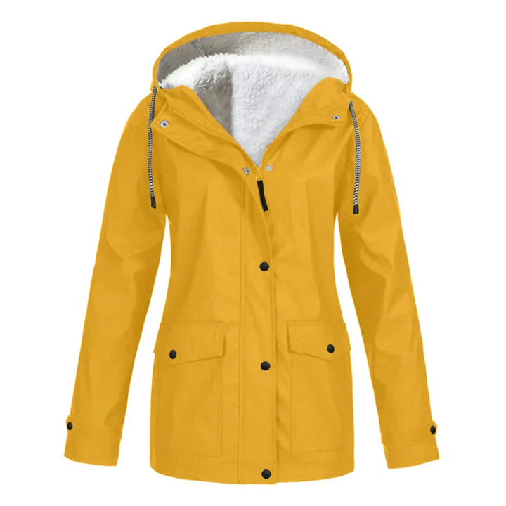 Waterproof Ladies Rain Jacket - Skye-Yellow-S-State of Style
