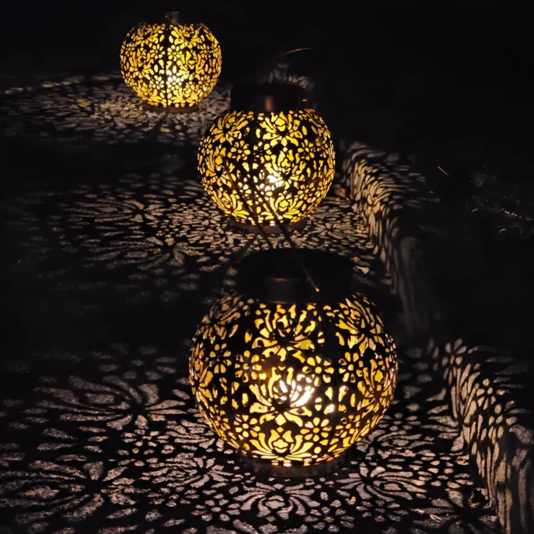 Waterproof LED Solar Garden Hanging Lamp - RadiantGlow-State of Style