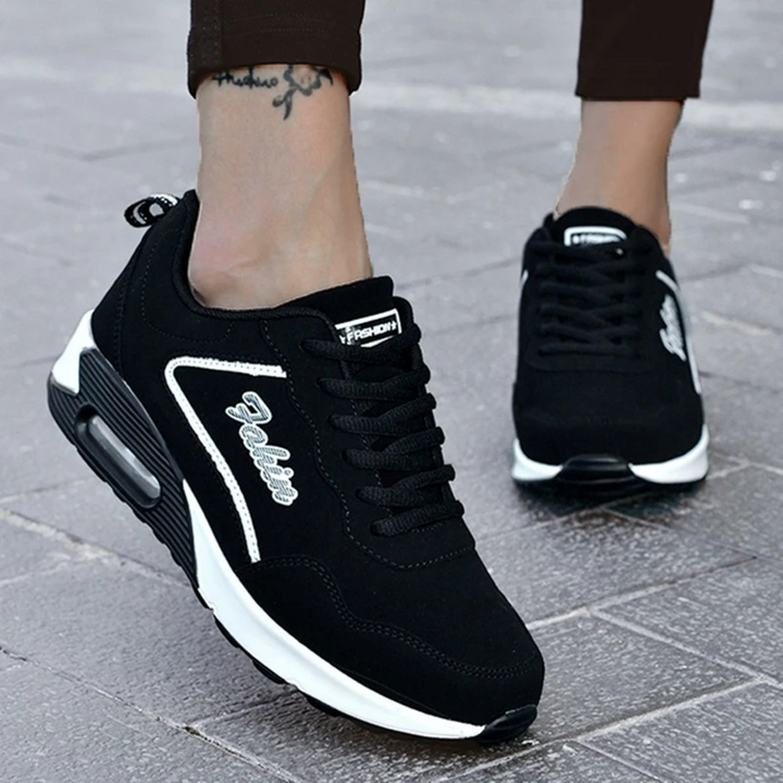 Waterproof Lightweight Women's Shoes - Aurora-Black and white-4-State of Style