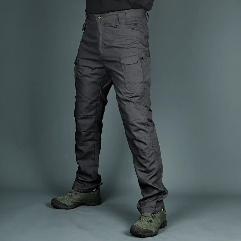 Waterproof Men's Outdoor Trousers - David-Khaki-S-State of Style