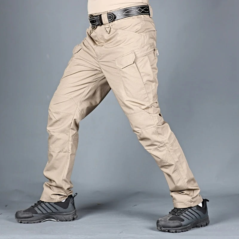 Waterproof Men's Outdoor Trousers - David-Khaki-S-State of Style
