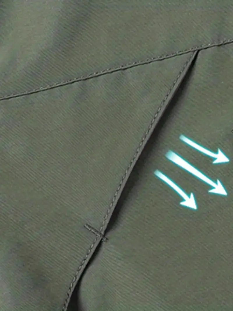 Waterproof Men's Varsity Jacket - StormGuard-Army Green-M-State of Style