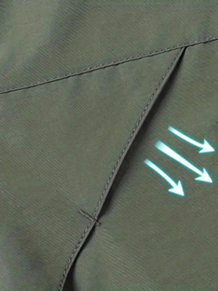 Waterproof Men's Varsity Jacket - StormGuard-Army Green-M-State of Style