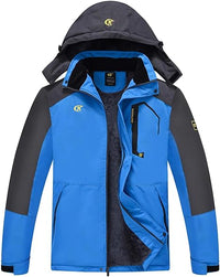 Waterproof Men's Winter Jacket - Max-Blue-S-State of Style