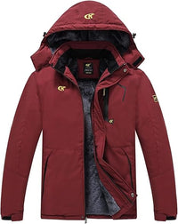 Waterproof Men's Winter Jacket - Max-Burgundy-S-State of Style