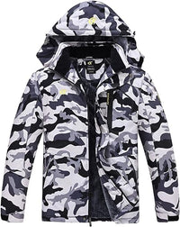 Waterproof Men's Winter Jacket - Max-Camouflage Grey/White-S-State of Style