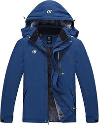 Waterproof Men's Winter Jacket - Max-Dark Blue-S-State of Style