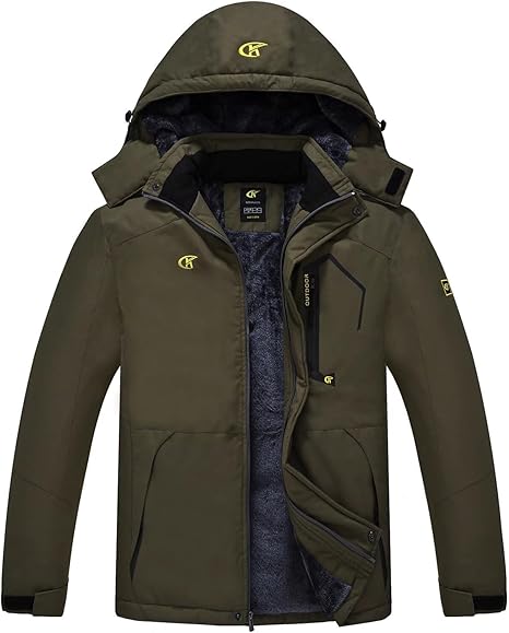 Waterproof Men's Winter Jacket - Max-Green-S-State of Style