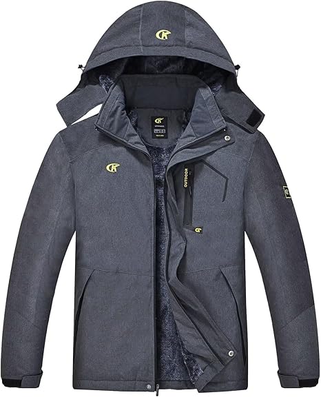 Waterproof Men's Winter Jacket - Max-Grey-S-State of Style