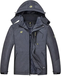 Waterproof Men's Winter Jacket - Max-Grey-S-State of Style