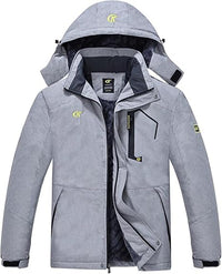 Waterproof Men's Winter Jacket - Max-Light Grey-S-State of Style
