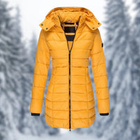 Waterproof Mid-Length Winter Jacket - Aspen-Yellow-S-State of Style