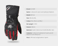 Waterproof Motorcycle Gloves for Winter - ShieldRide-Black-M-State of Style
