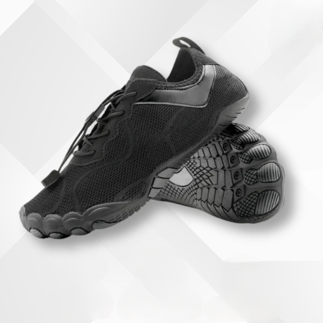 Waterproof orthopedic barefoot shoes – Nayla-Black-3-State of Style