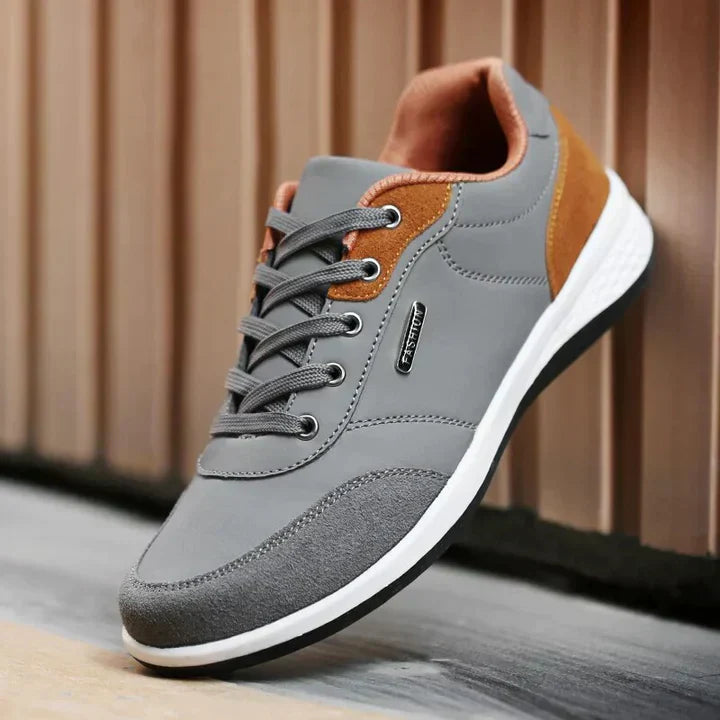 Waterproof orthopedic everyday shoes with slip protection – Rovan-Gray-6-State of Style