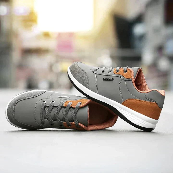 Waterproof orthopedic everyday shoes with slip protection – Rovan-Gray-6-State of Style