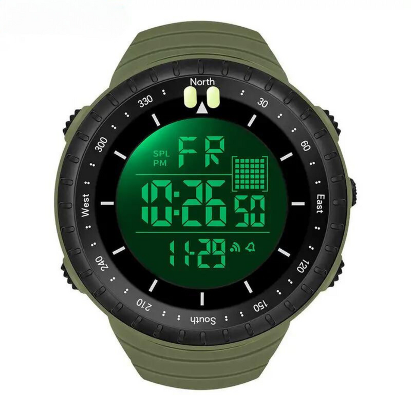 Waterproof Outdoor Watch - AdventureMaster-Black-State of Style
