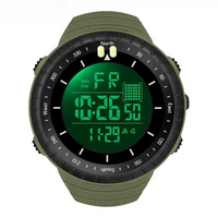 Waterproof Outdoor Watch - AdventureMaster-Black-State of Style