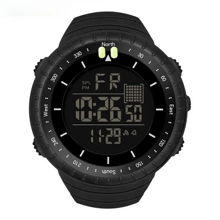 Waterproof Outdoor Watch - AdventureMaster-Black-State of Style