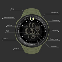 Waterproof Outdoor Watch - AdventureMaster-Black-State of Style