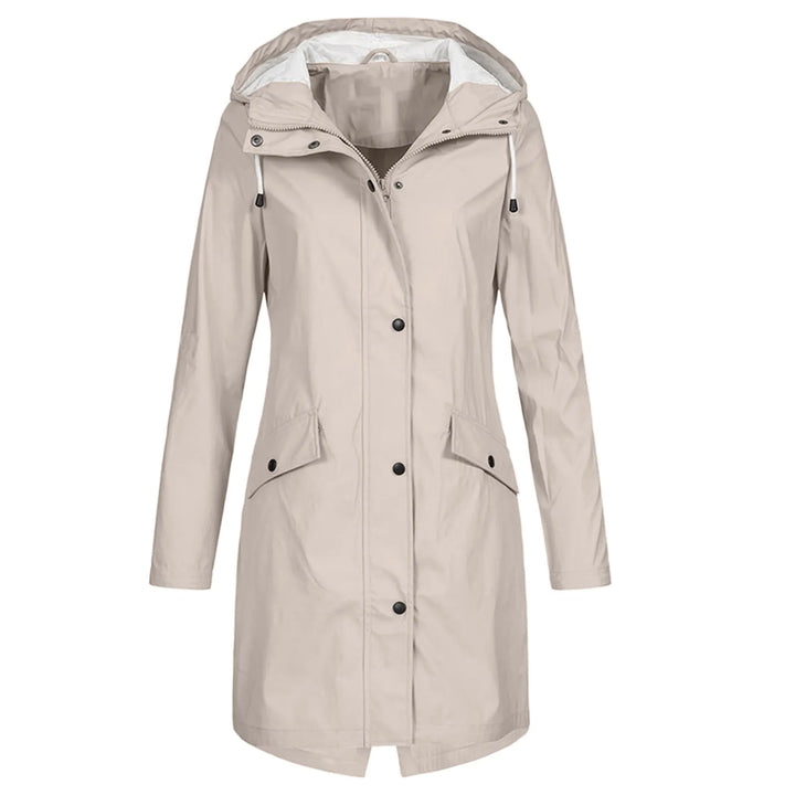 Waterproof Oversized Hooded Raincoat-APRICOT-S-State of Style