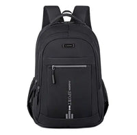 Waterproof Oxford Men's Backpack – UrbanGuard-Black-A-State of Style