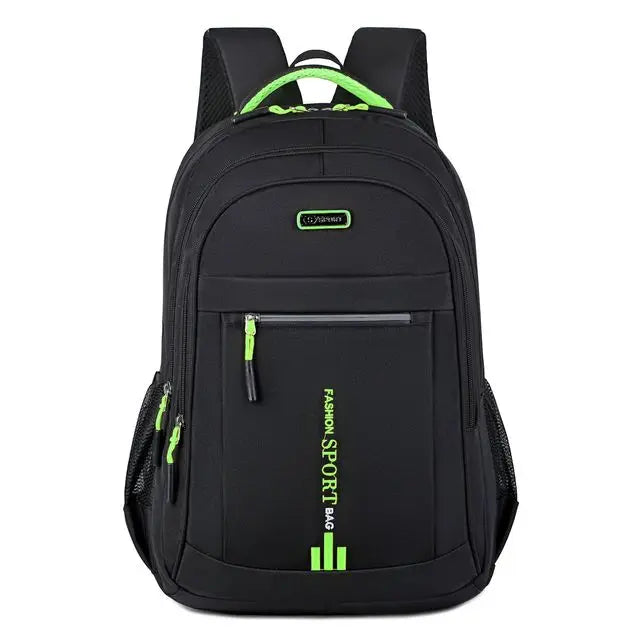 Waterproof Oxford Men's Backpack – UrbanGuard-Green-A-State of Style