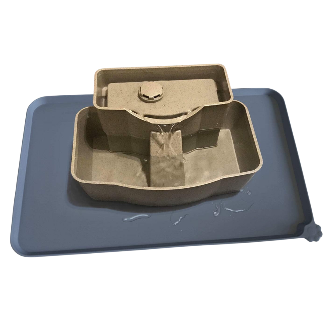 Waterproof Pet Feeding Mat - Protect Your Floors Now!-Black-48 x 30 cm-State of Style