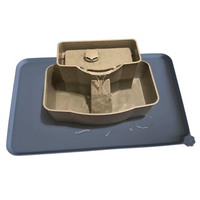 Waterproof Pet Feeding Mat - Protect Your Floors Now!-Black-48 x 30 cm-State of Style