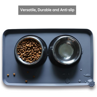 Waterproof Pet Feeding Mat - Protect Your Floors Now!-Black-48 x 30 cm-State of Style