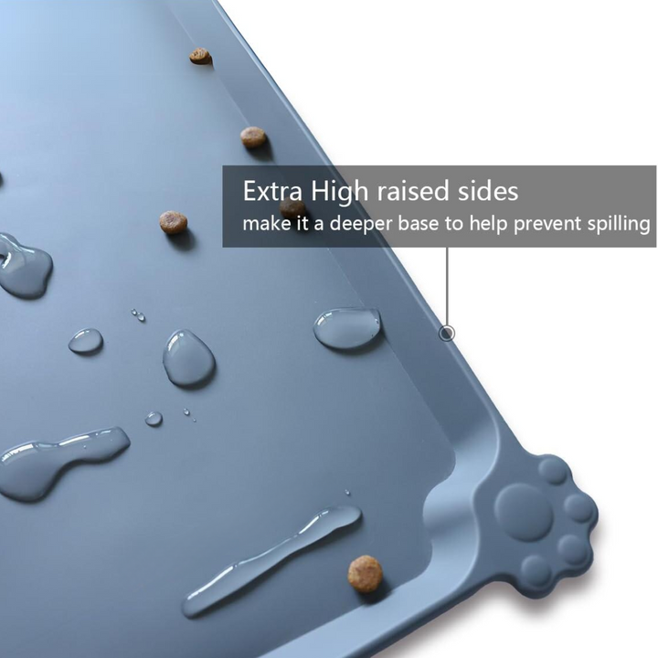 Waterproof Pet Feeding Mat - Protect Your Floors Now!-Black-48 x 30 cm-State of Style