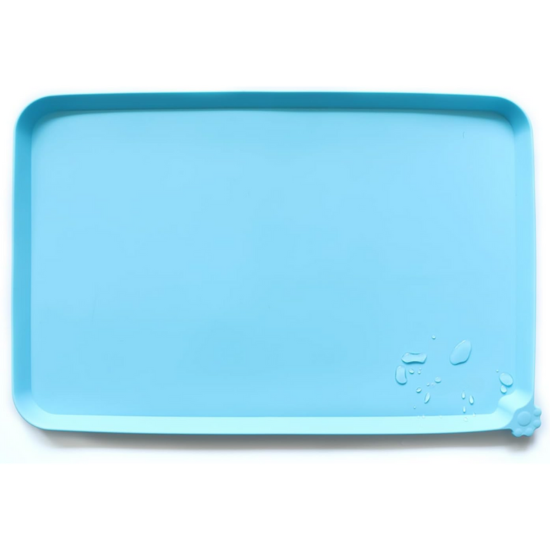 Waterproof Pet Feeding Mat - Protect Your Floors Now!-Blue-48 x 30 cm-State of Style