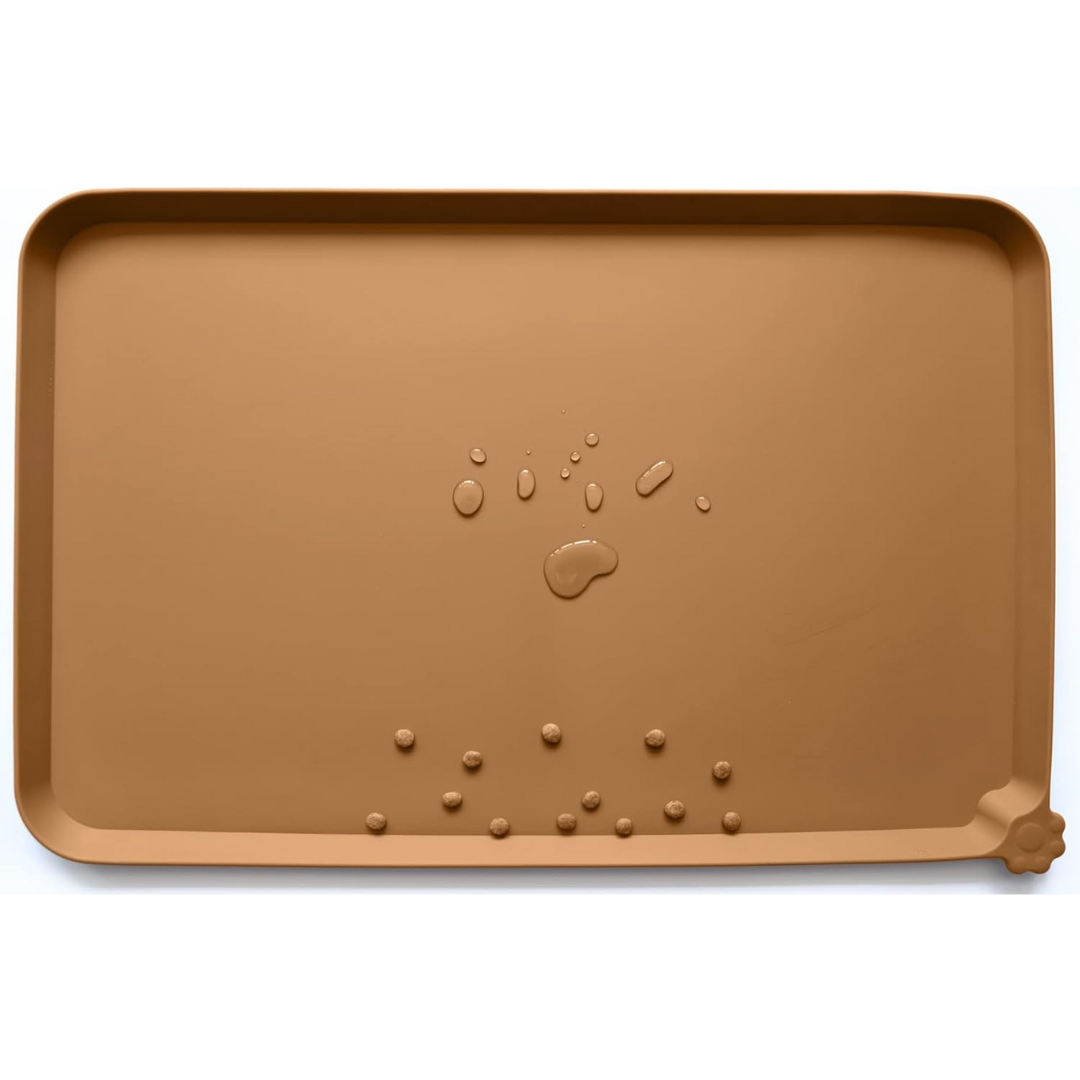 Waterproof Pet Feeding Mat - Protect Your Floors Now!-Brown-48 x 30 cm-State of Style
