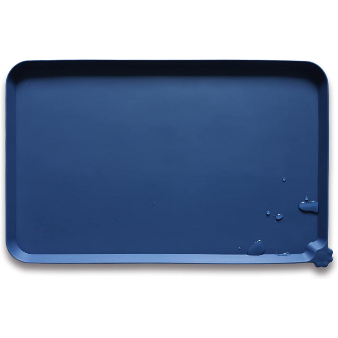 Waterproof Pet Feeding Mat - Protect Your Floors Now!-Dark blue-48 x 30 cm-State of Style