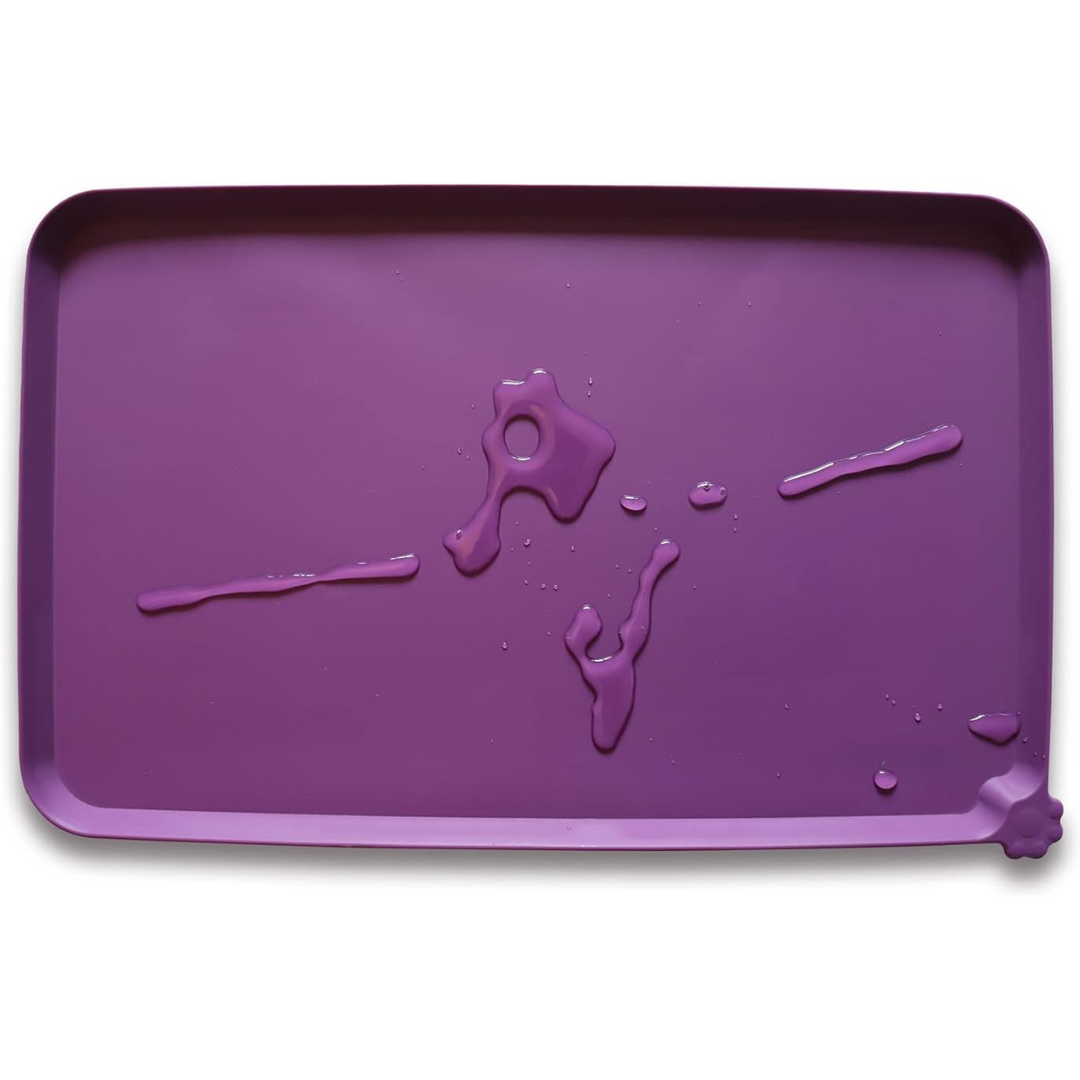 Waterproof Pet Feeding Mat - Protect Your Floors Now!-Purple-48 x 30 cm-State of Style